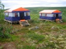 Река Йоканьга. Палаточный лагерь